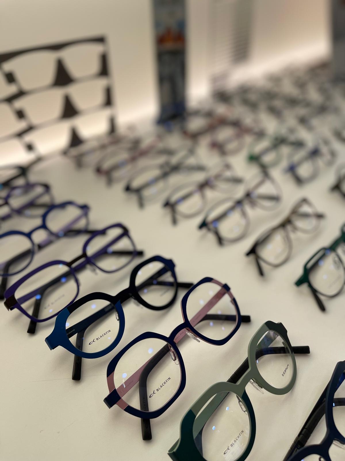 Designer eyewear collection display
