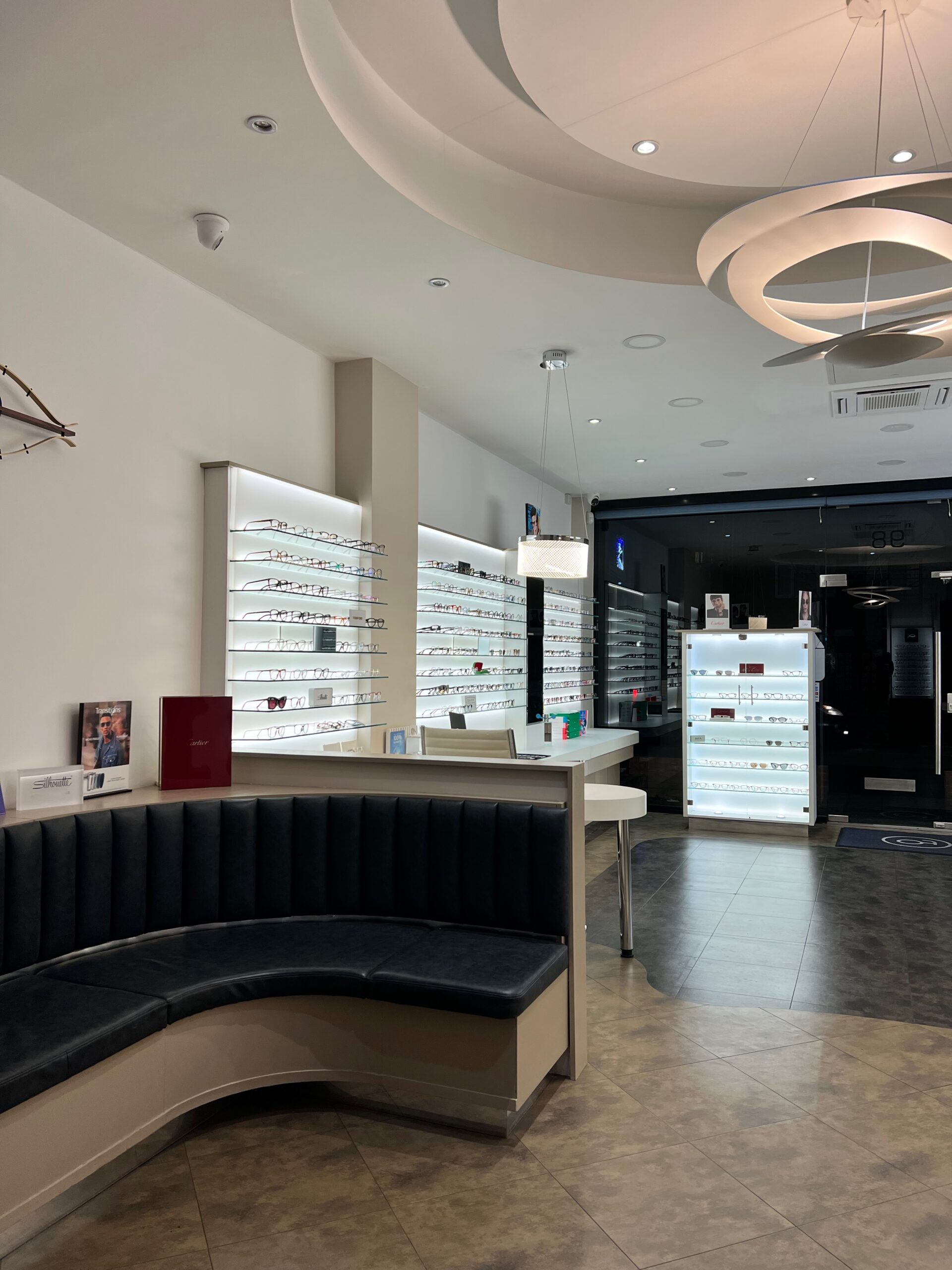 the Opticians store